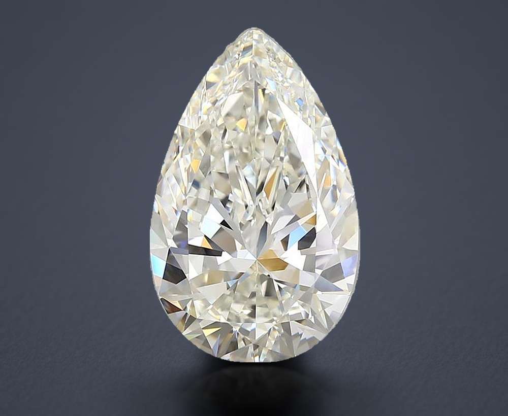 5.08 Carat Pear Natural Diamond