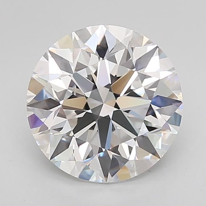 2.56ct D IF Excellent Cut Round Lab Grown Diamond