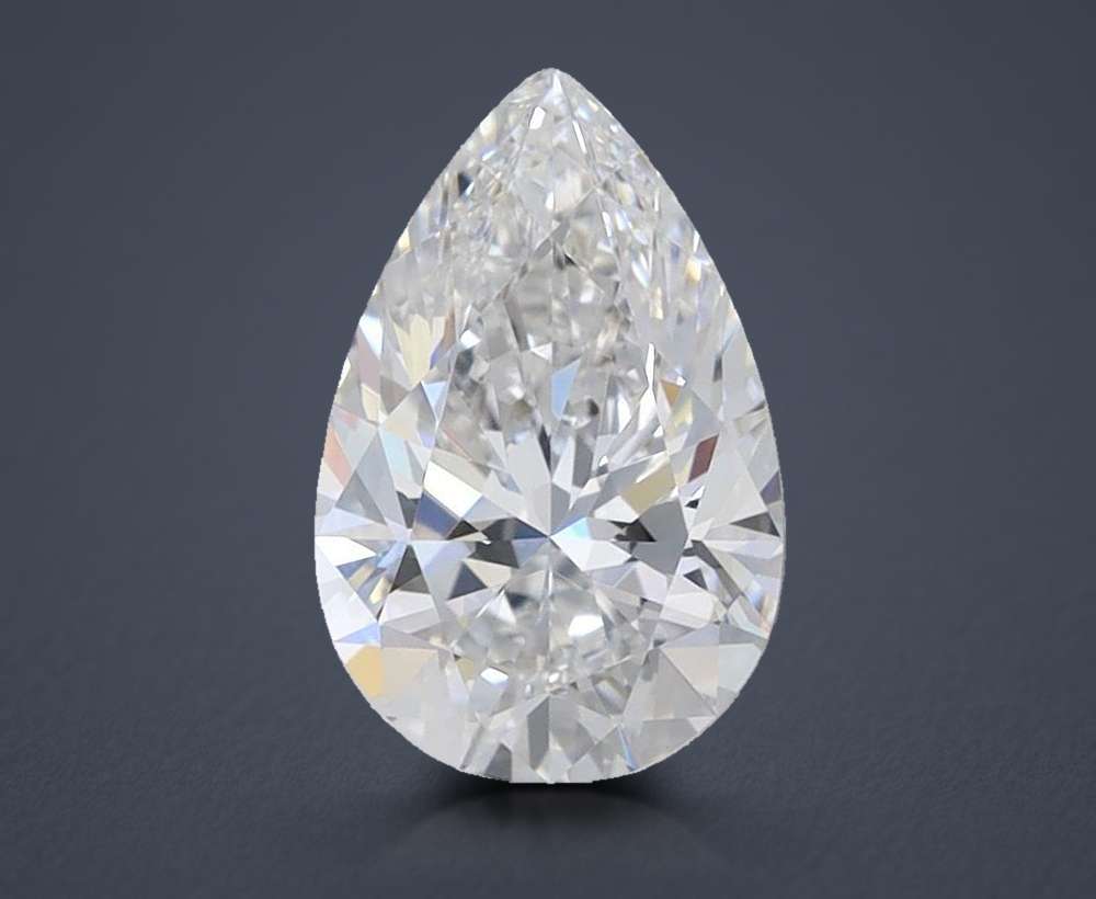 1.00 Carat Pear Lab Diamond