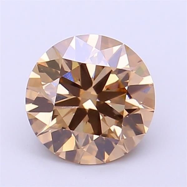 1.58 Ct. Fancy Brown Round Lab Diamond