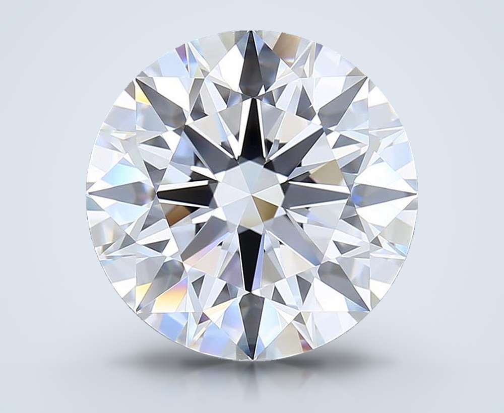 7.02 Carat Round Lab Diamond