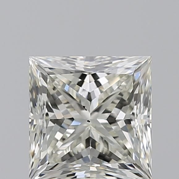 2.01ct K SI1 Rare Carat Ideal Cut Princess Diamond