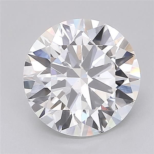 3.00ct F VS2 Rare Carat Ideal Cut Round Lab Grown Diamond