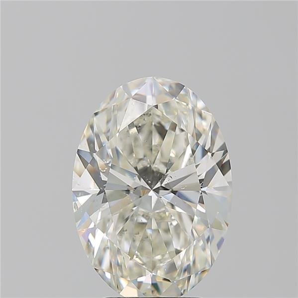 4.23ct J SI2 Rare Carat Ideal Cut Oval Diamond