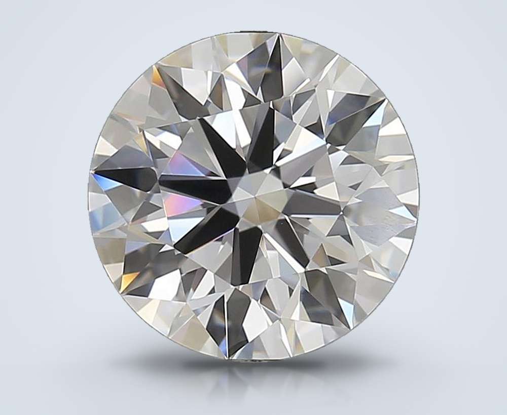 3.83 Carat Round Lab Diamond