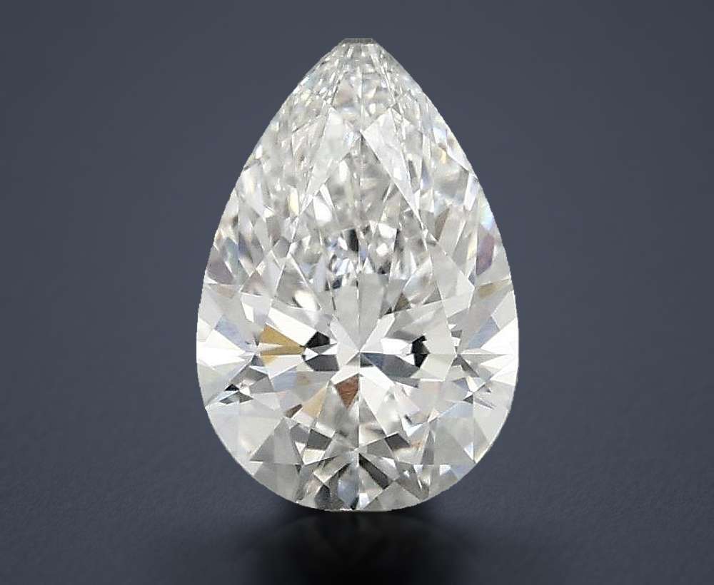 1.00 Carat Pear Lab Diamond