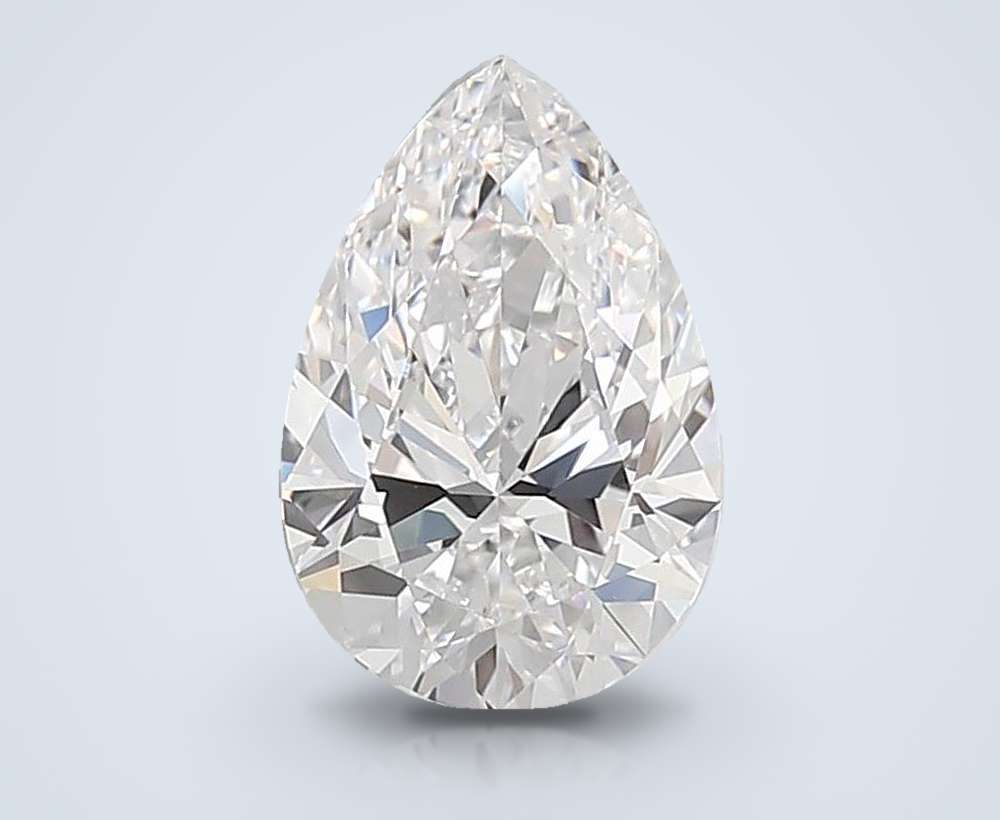 3.00 Carat Pear Lab Diamond