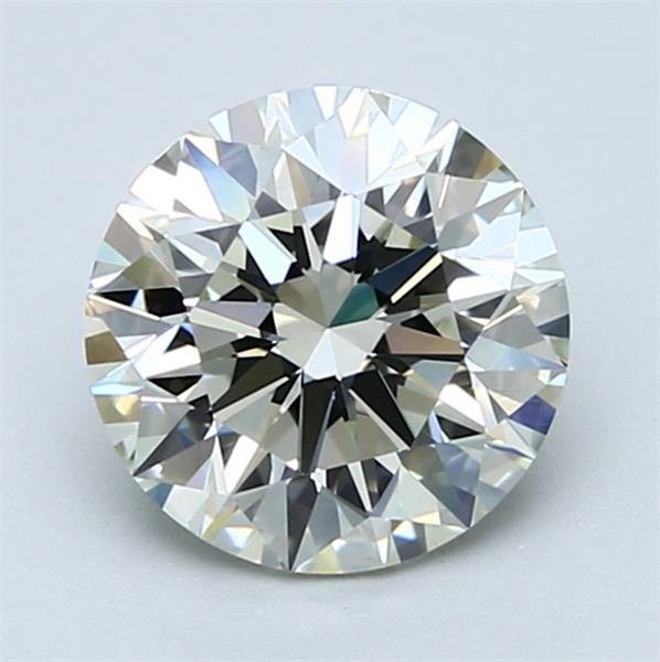 2.07ct K VS1 Rare Carat Ideal Cut Round Diamond