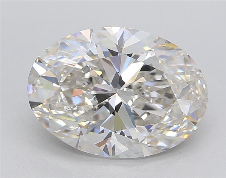 3.04ct G VS1 Rare Carat Ideal Cut Oval Lab Grown Diamond