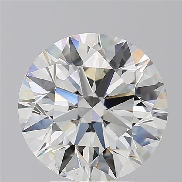 4.22ct J SI1 Rare Carat Ideal Cut Round Diamond