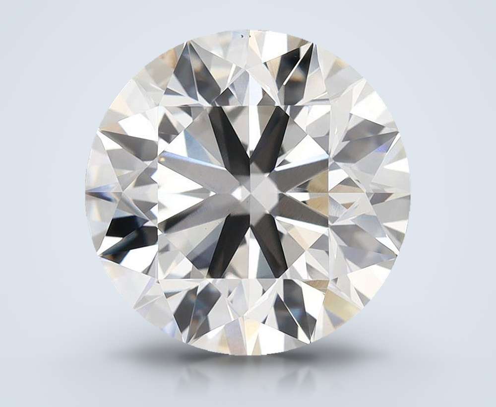 7.01 Carat Round Lab Diamond