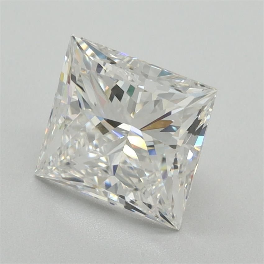 2.05ct E VVS2 Excellent Cut Princess Lab Grown Diamond