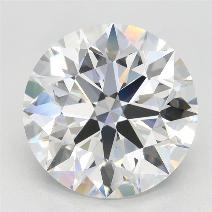 3.67ct E VVS1 Rare Carat Ideal Cut Round Lab Grown Diamond