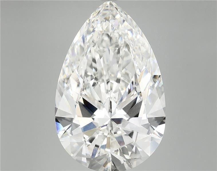 12.09ct F VVS2 Rare Carat Ideal Cut Pear Lab Grown Diamond