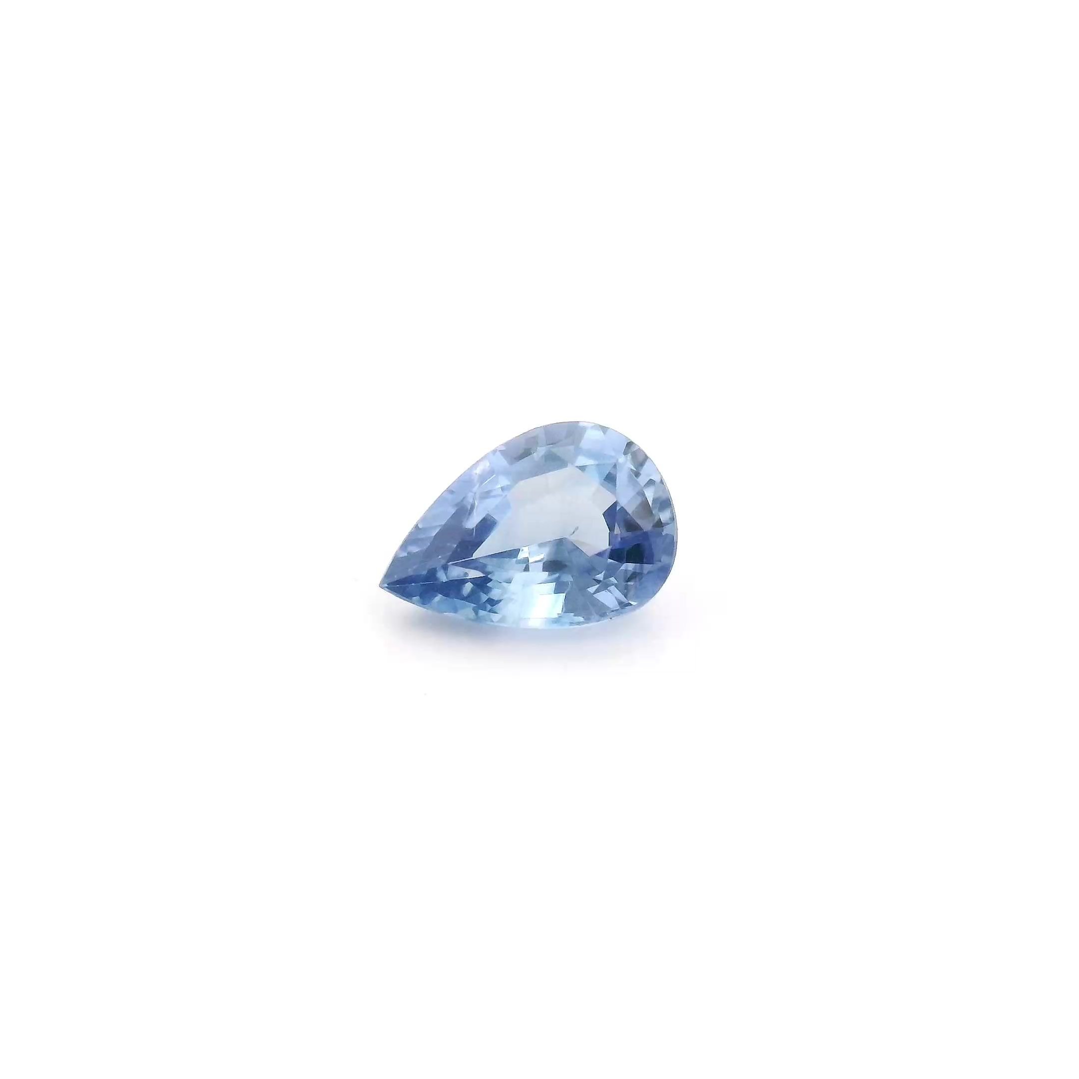 0.80 Carat Blue Pear Sapphire
