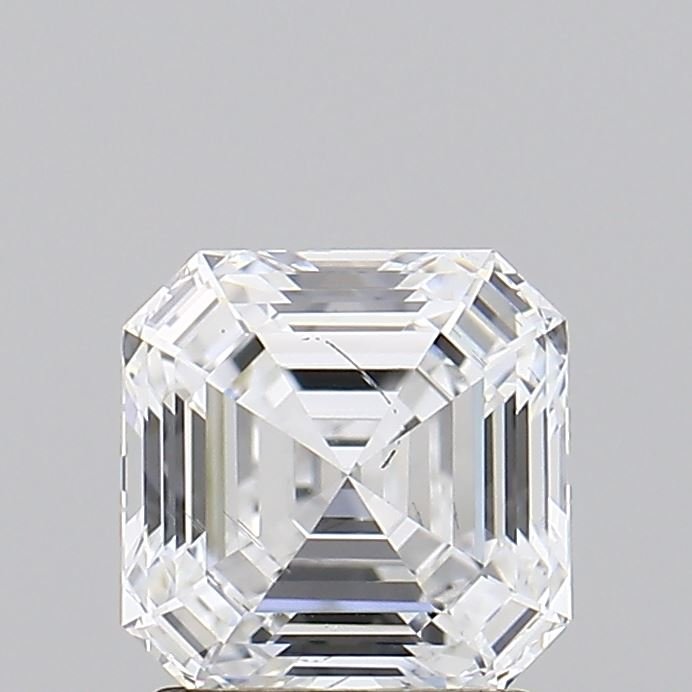 1.24ct D SI1 Rare Carat Ideal Cut Asscher Lab Grown Diamond