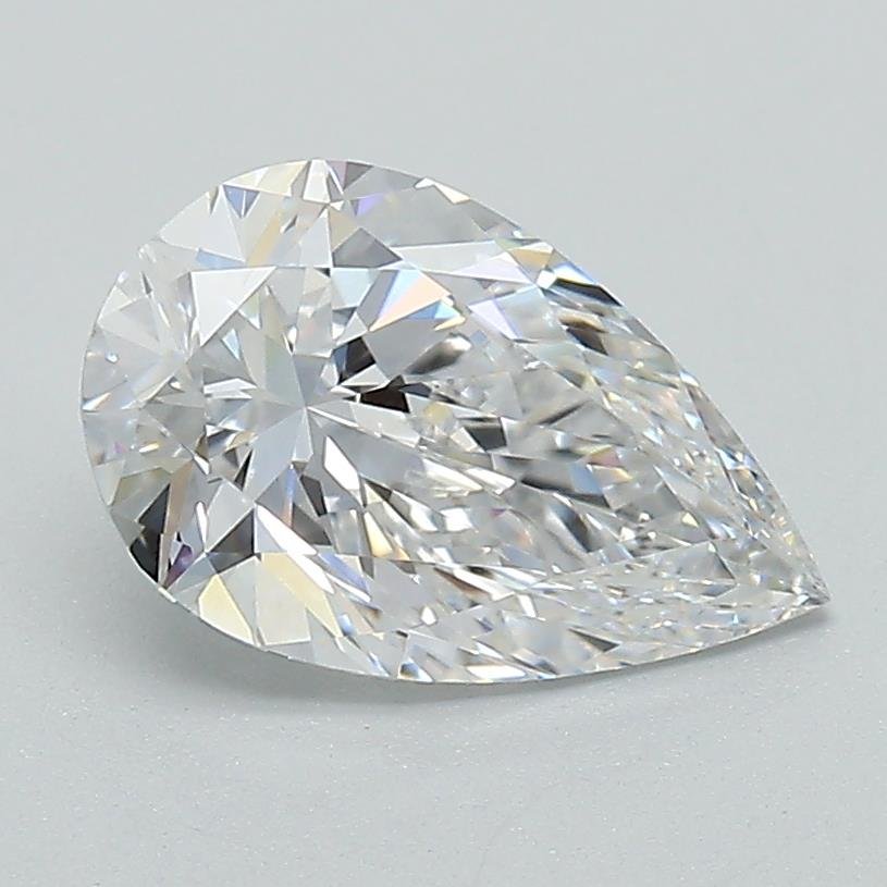 1.54ct D SI1 Rare Carat Ideal Cut Pear Lab Grown Diamond