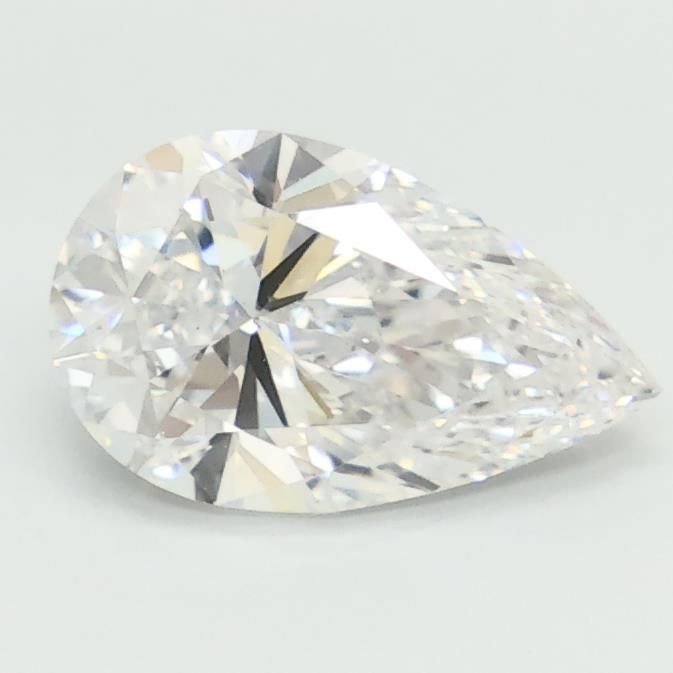 1.39ct D VS1 Rare Carat Ideal Cut Pear Lab Grown Diamond
