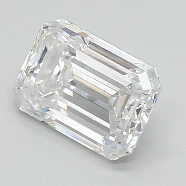 1.36ct E VVS2 Rare Carat Ideal Cut Emerald Lab Grown Diamond