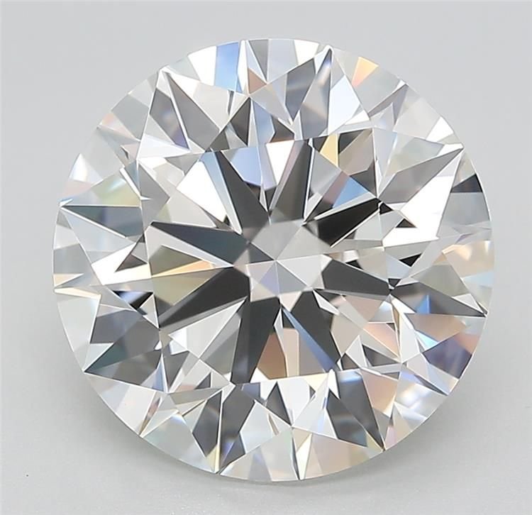 5.40ct F IF Rare Carat Ideal Cut Round Lab Grown Diamond