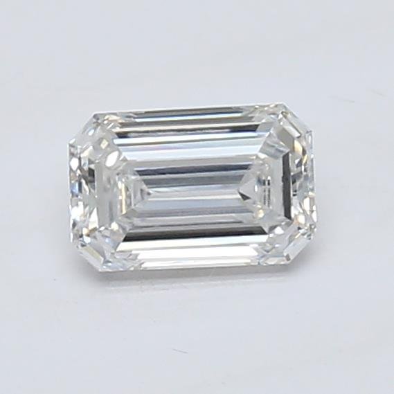0.50ct D VVS2 Very Good Cut Emerald Lab Grown Diamond