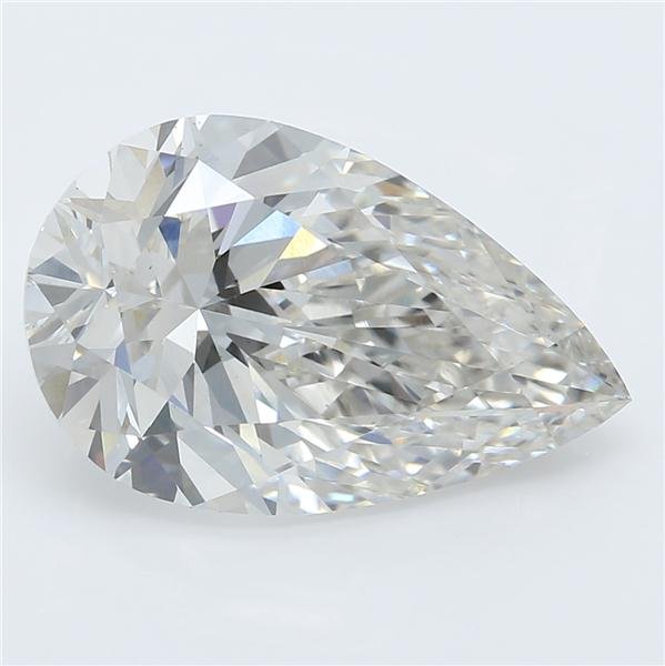 2.79ct H VS1 Rare Carat Ideal Cut Pear Lab Grown Diamond