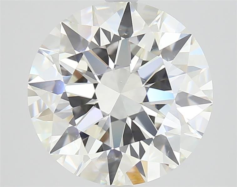 4.11ct H SI1 Rare Carat Ideal Cut Round Diamond