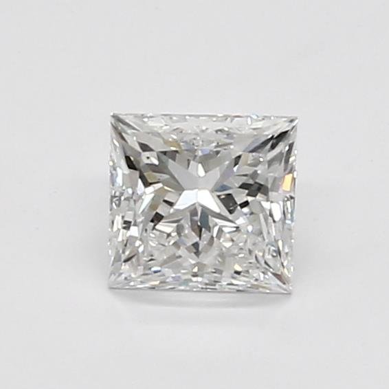 0.66ct D VS2 Rare Carat Ideal Cut Princess Lab Grown Diamond