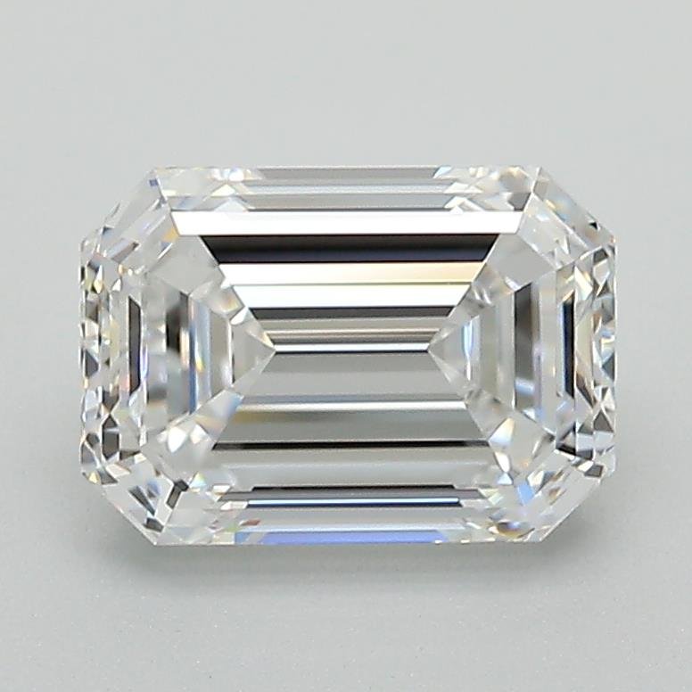 1.96ct F VS2 Rare Carat Ideal Cut Emerald Lab Grown Diamond