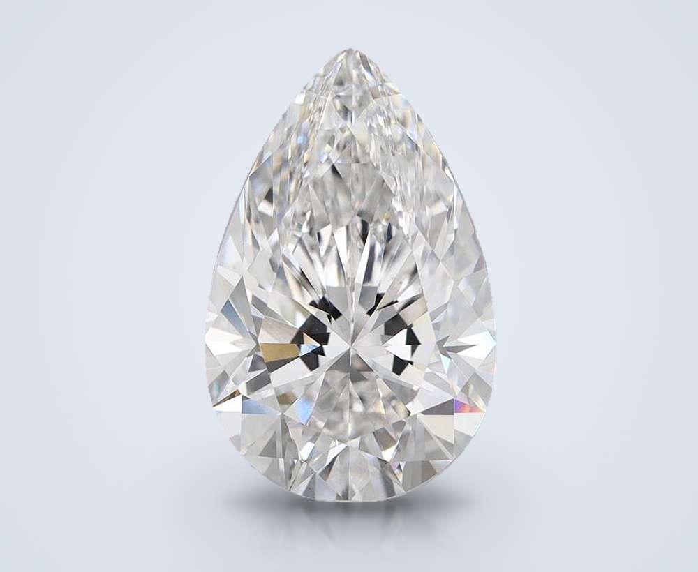 7.01 Carat Pear Lab Diamond