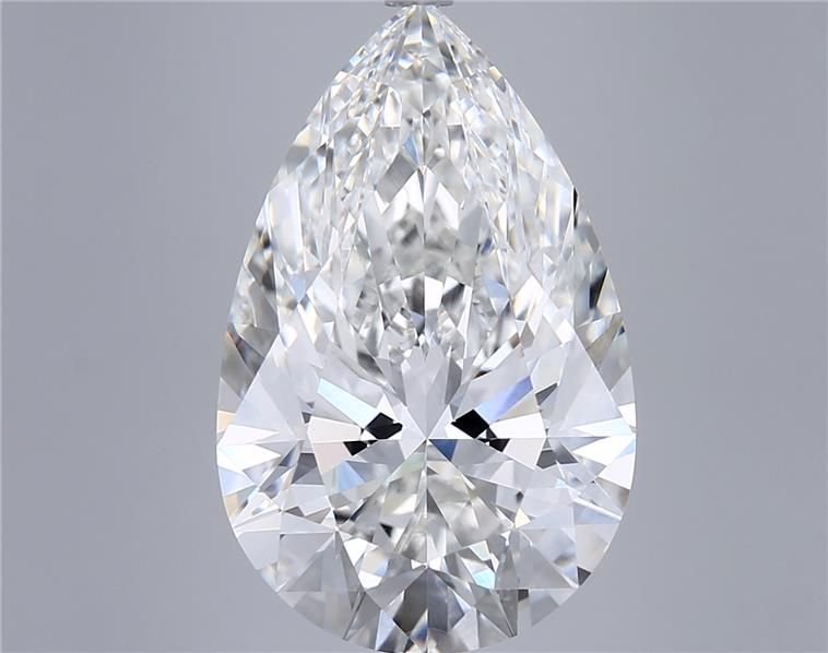 11.07ct G VVS2 Rare Carat Ideal Cut Pear Lab Grown Diamond