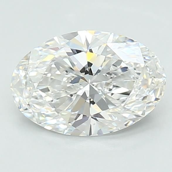 0.96ct D VS1 Rare Carat Ideal Cut Oval Lab Grown Diamond