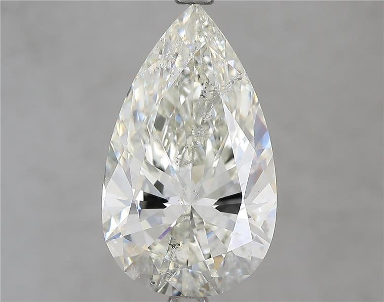 4.51ct I SI2 Rare Carat Ideal Cut Pear Diamond