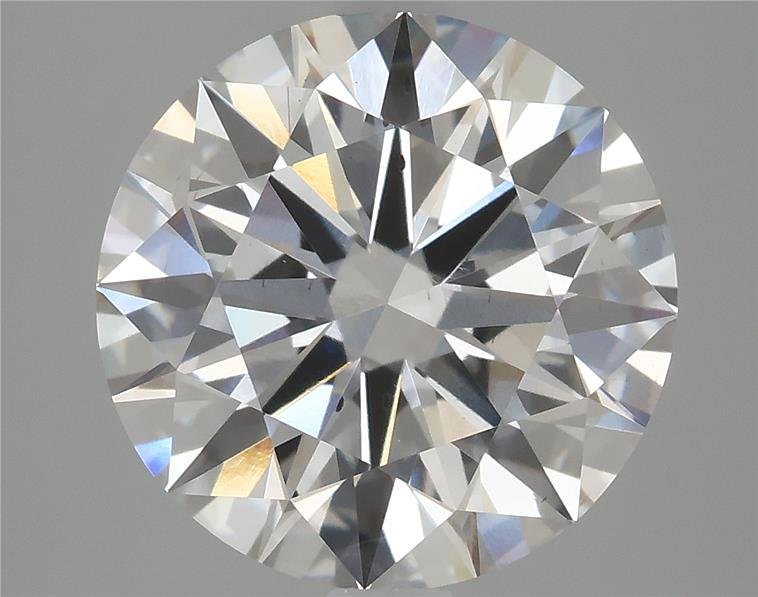 3.32ct F SI1 Rare Carat Ideal Cut Round Lab Grown Diamond