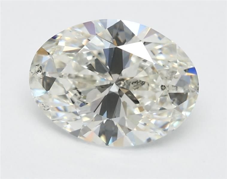 1.57ct G SI2 Rare Carat Ideal Cut Oval Lab Grown Diamond