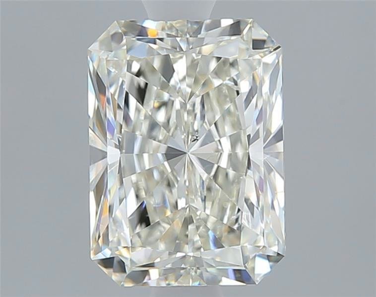 1.71ct K SI2 Rare Carat Ideal Cut Radiant Diamond