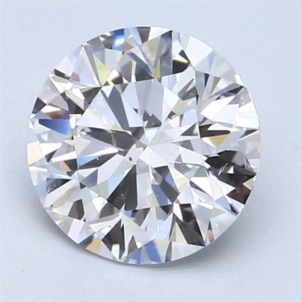 2.07ct D SI1 Rare Carat Ideal Cut Round Diamond