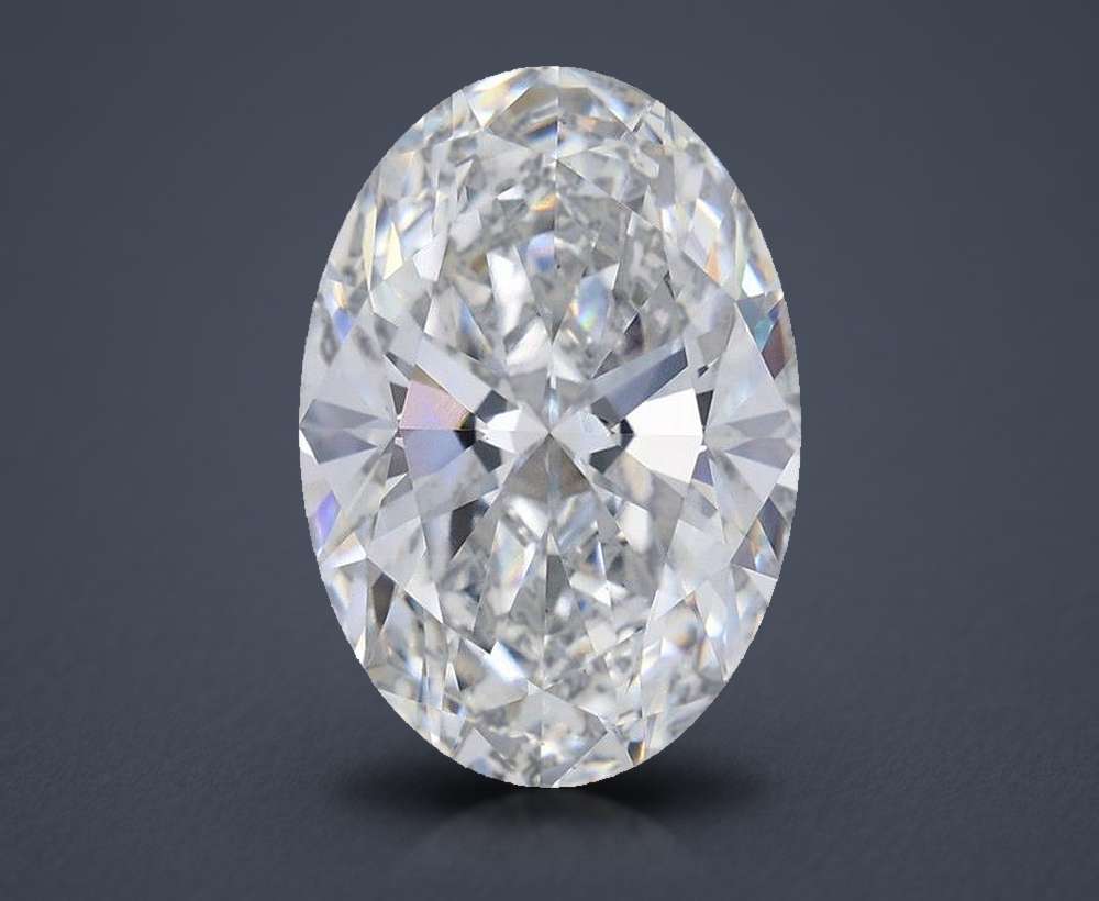 5.57 Carat Oval Lab Diamond
