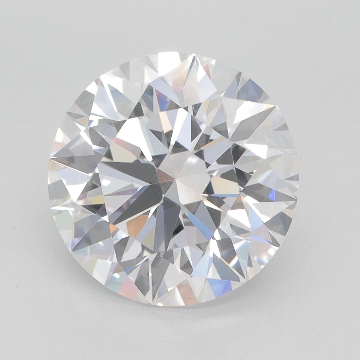 5.01ct D VVS2 Rare Carat Ideal Cut Round Lab Grown Diamond