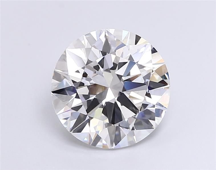 5.71ct E VVS2 Excellent Cut Round Lab Grown Diamond