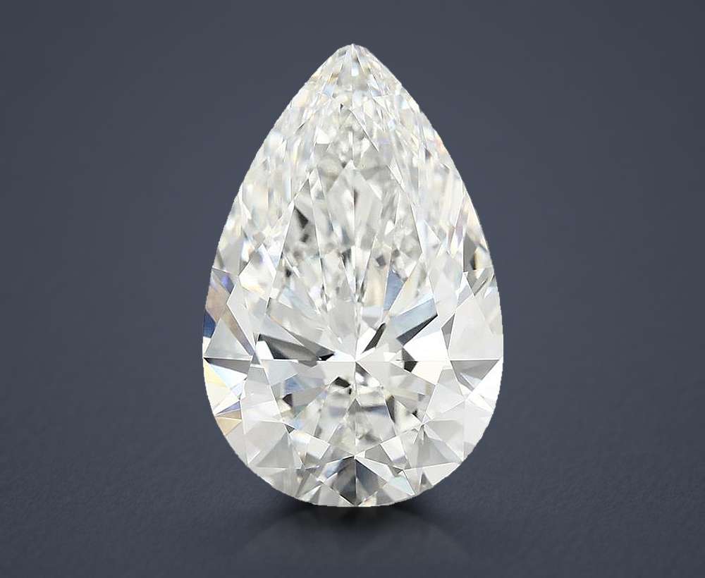 8.23 Carat Pear Lab Diamond