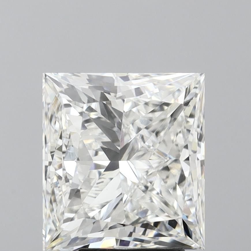 5.01ct E VVS2 Rare Carat Ideal Cut Princess Lab Grown Diamond