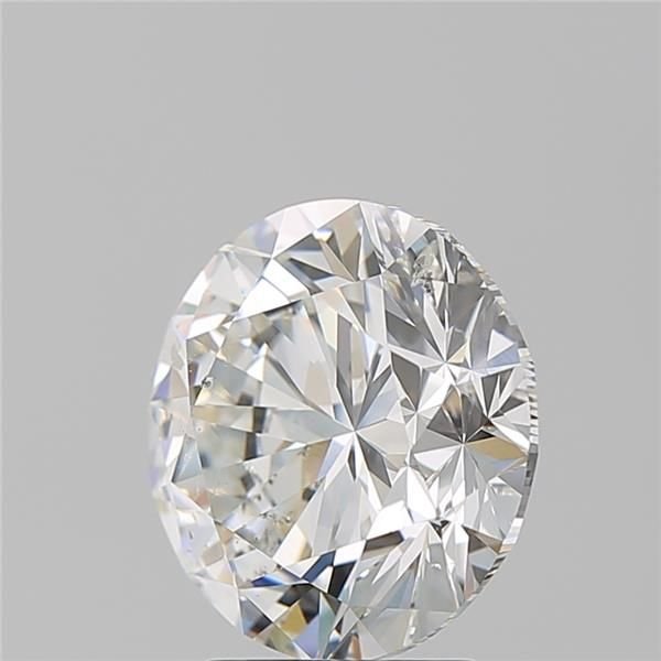 4.01ct H SI2 Rare Carat Ideal Cut Round Diamond