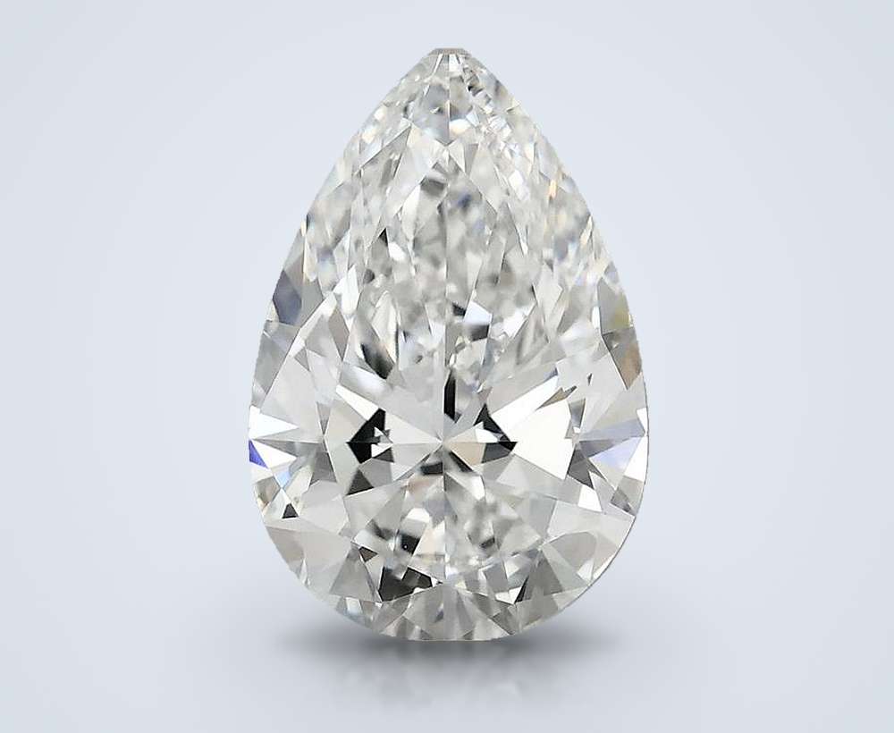 3.00 Carat Pear Lab Diamond