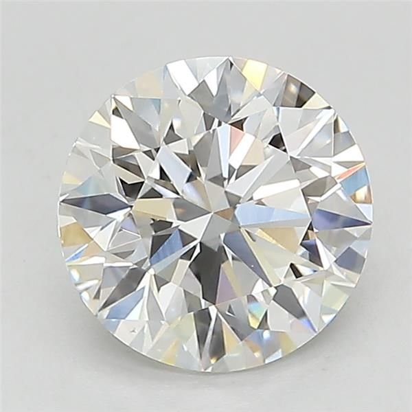 2.01ct E VS2 Rare Carat Ideal Cut Round Lab Grown Diamond