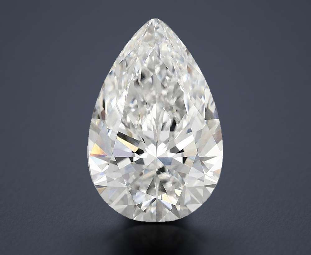 3.93 Carat Pear Lab Diamond