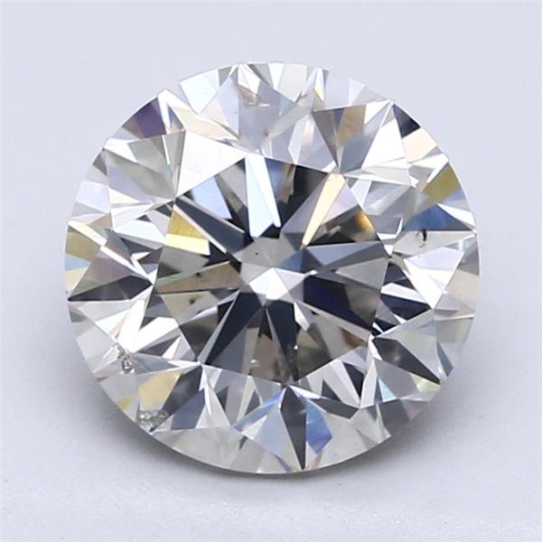 3.03ct I SI2 Good Cut Round Diamond