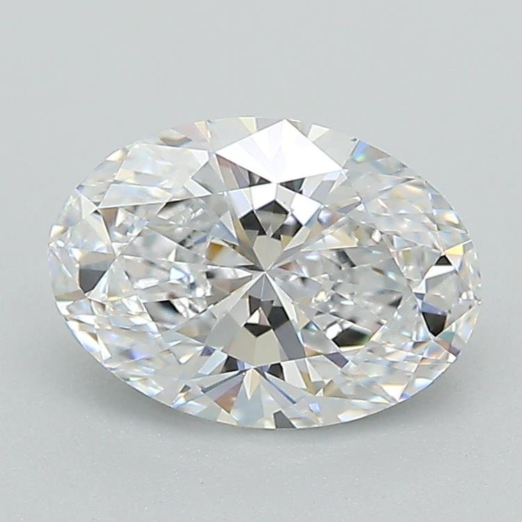 1.37ct D VVS2 Rare Carat Ideal Cut Oval Lab Grown Diamond