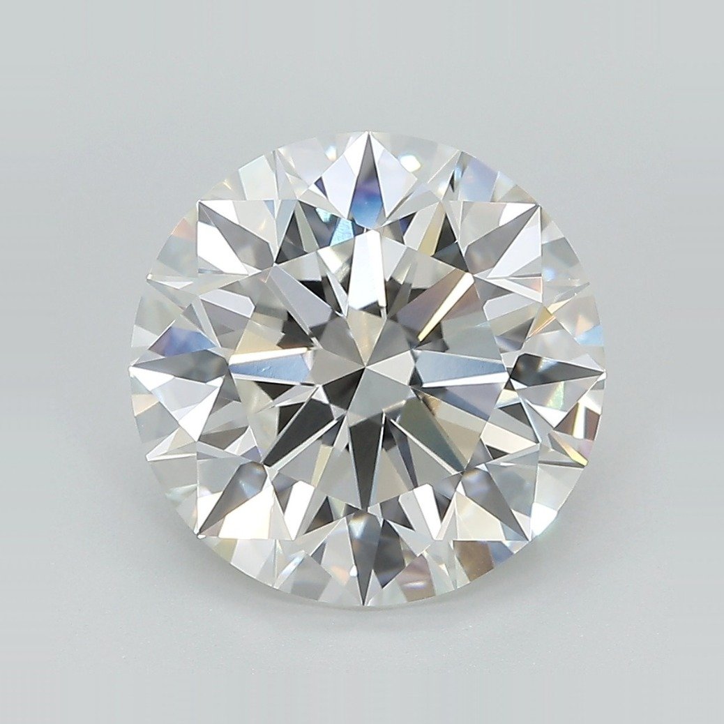 5.46ct F VVS2 Rare Carat Ideal Cut Round Lab Grown Diamond