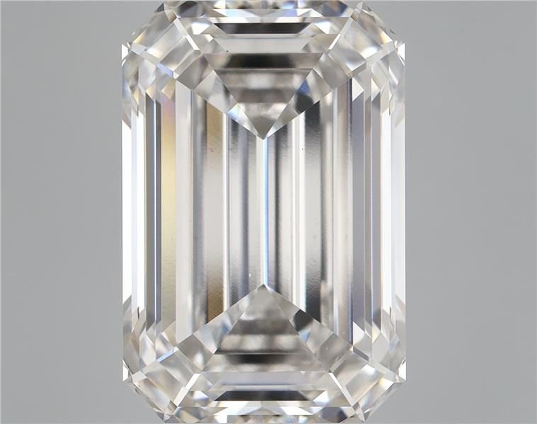 20.07ct F VS1 Rare Carat Ideal Cut Emerald Lab Grown Diamond